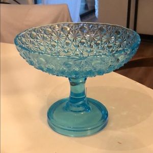 Vintage blue candy dish